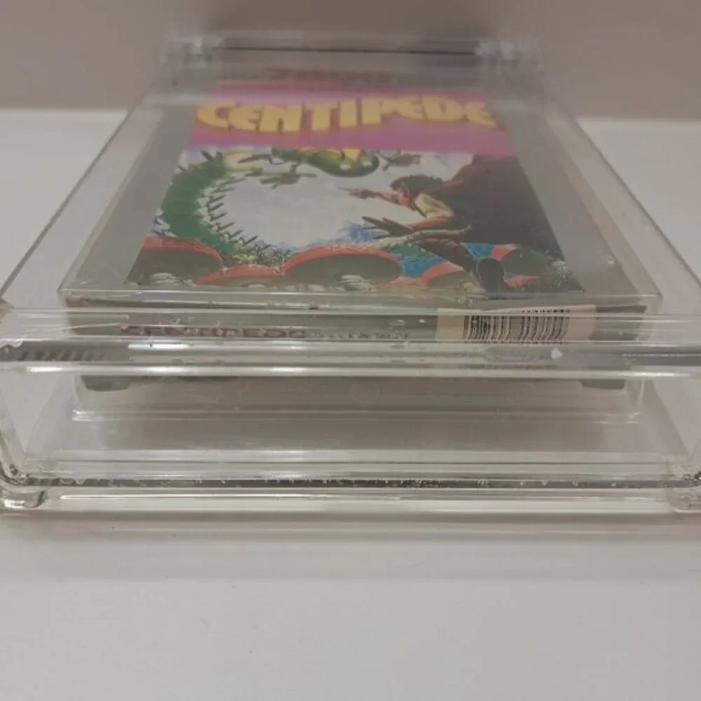 Atari 7800 Video Game Centipede WATA Graded 6.0 Box New Sealed 1987 Silver Box